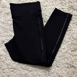 LOFT Outlet Black PullOn High Rise Leggings Size L